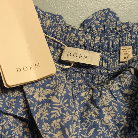 Doen Blue Floral Dress - Picture 4 of 4